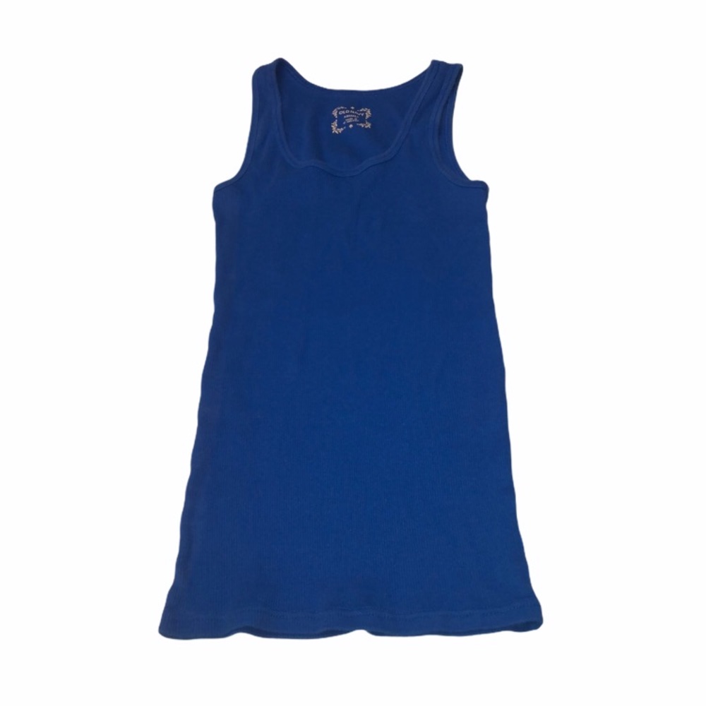 3/$18 Old Navy blue ribbed tank top size XS